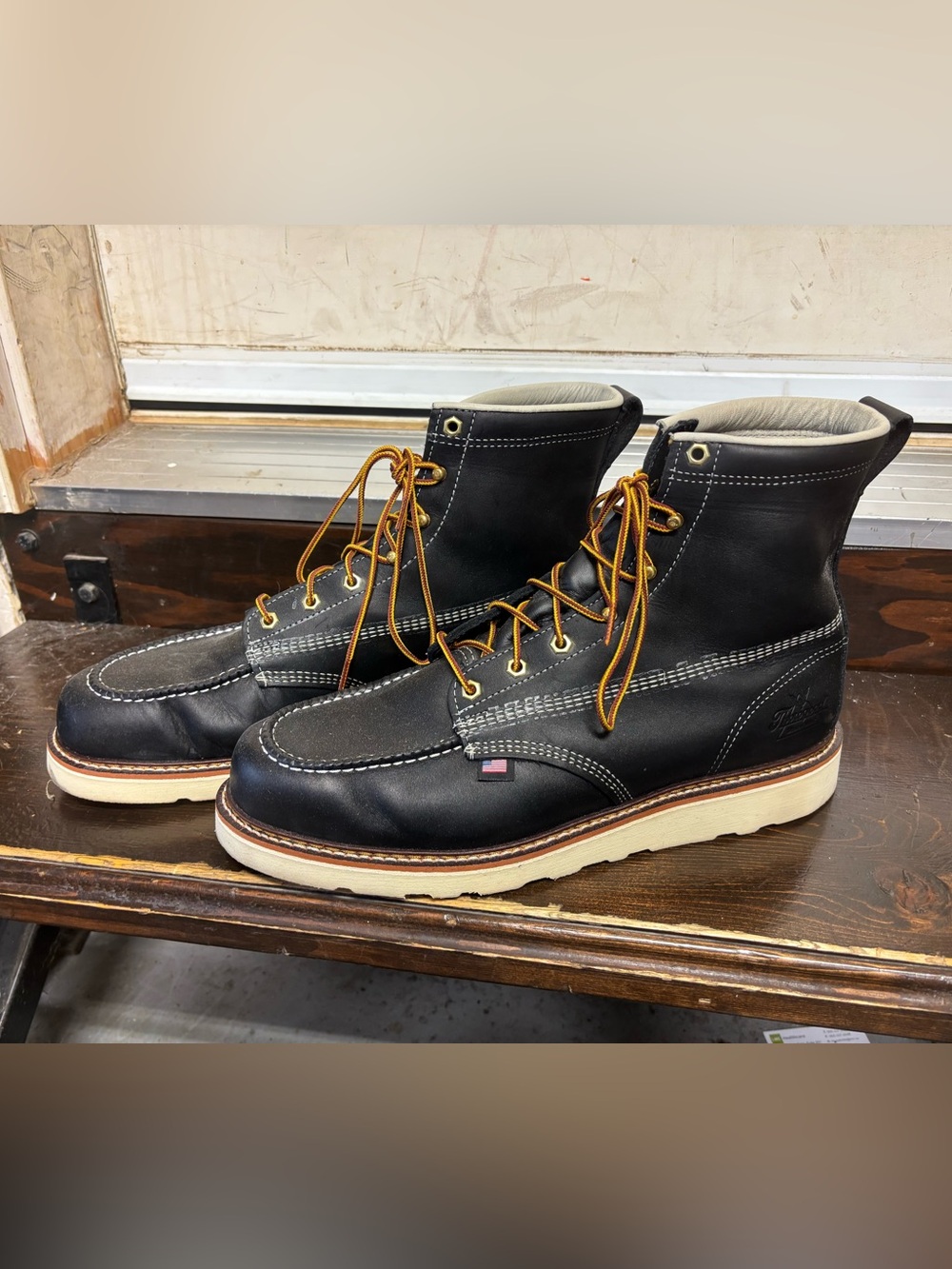 Thorogood Black Moc Toe Boot- Classic Men’s Boot